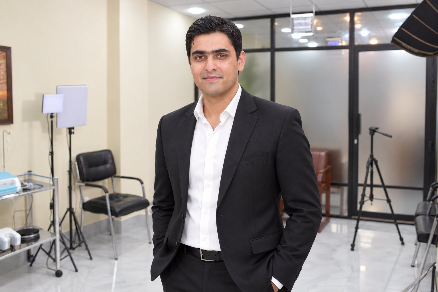 Portrait of Dr. Muhammad Afzal Khan